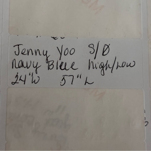 Jenny Yoo Navy Farrah Gown size 0 - Picture 11 of 11